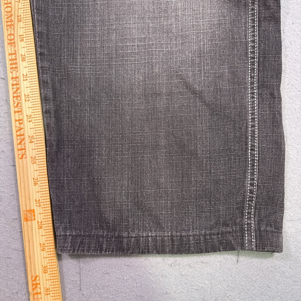 Vintage Southpole Jeans Mens 36x30 Black Baggy Y2K Grunge Red Tab Hip Hop 2000s - Picture 4 of 11